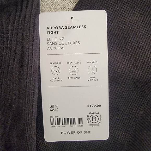 Athleta Seamless Legging Size M - Picture 3 of 5